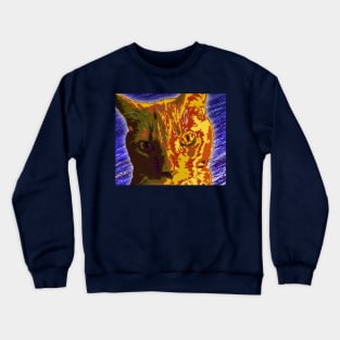 Cat portrait Crewneck Sweatshirt